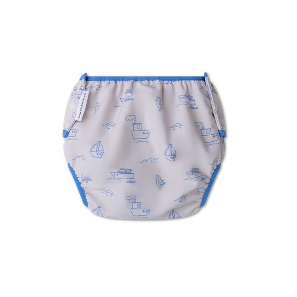 Couche de bain lavable Jour de mer 0-3 ans