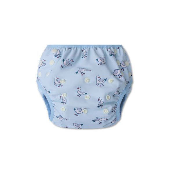 Couche de bain lavable petites mouettes 0-3 ans