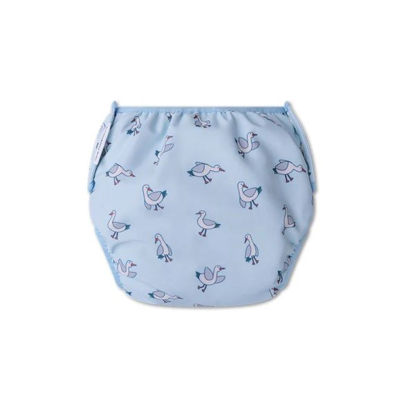 Couche de bain lavable petites mouettes 0-3 ans