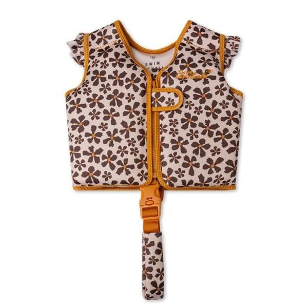 Gilet de natation Fleur léopard 1-2 ans
