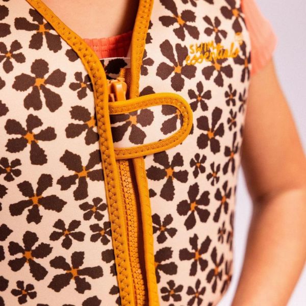 Gilet de natation Fleur léopard 2-3 ans