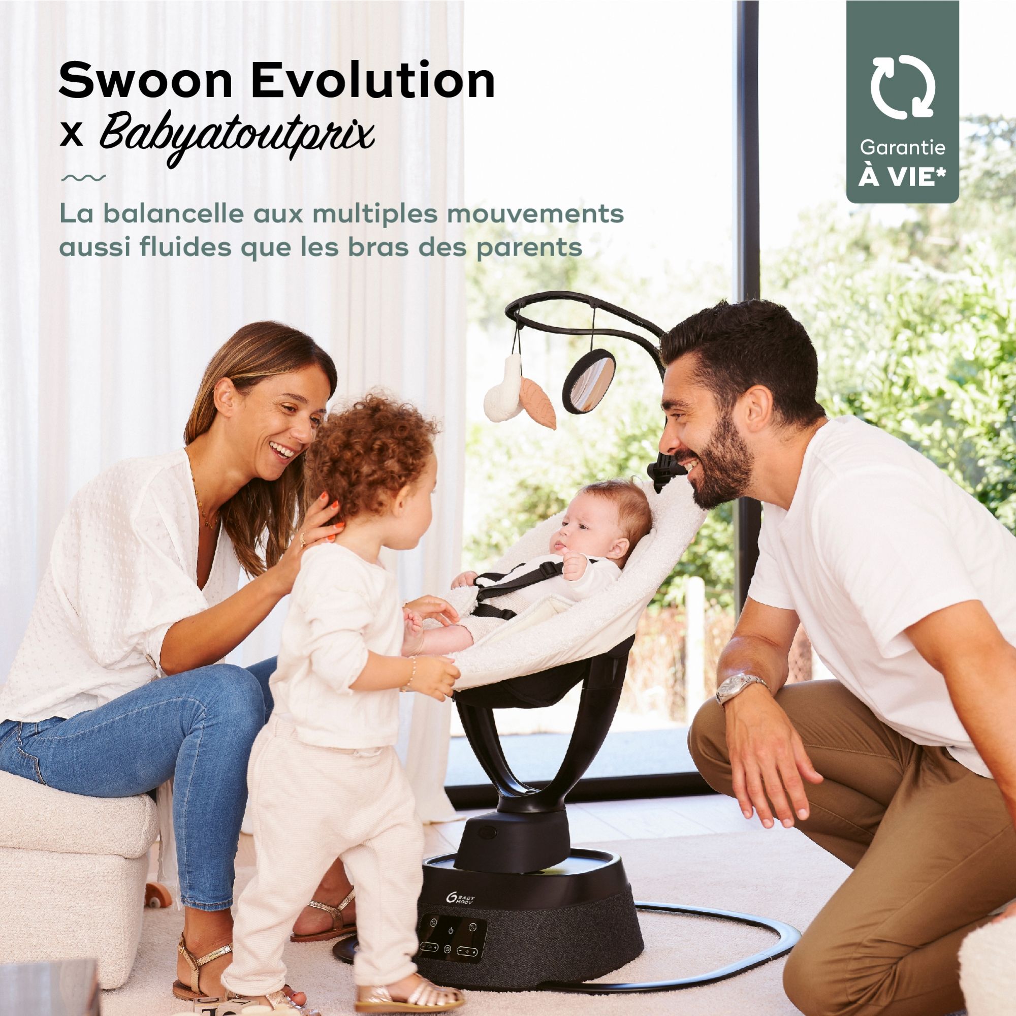 Babymoov Balancelle éléctrique bébé Swoon Evolution Curl White - 8  balancements - 5 vitesses & Trousse de Soin Bébé, Dès la naissance, 9  Accessoires dont Thermomètre bain, Thermomètre digital : : Bébé et  Puériculture