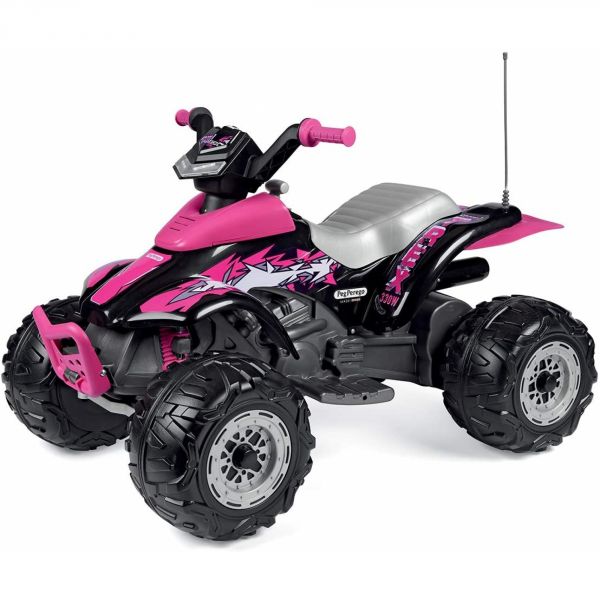 Voiture Quad Électrique T-REX 330 W 12V rose