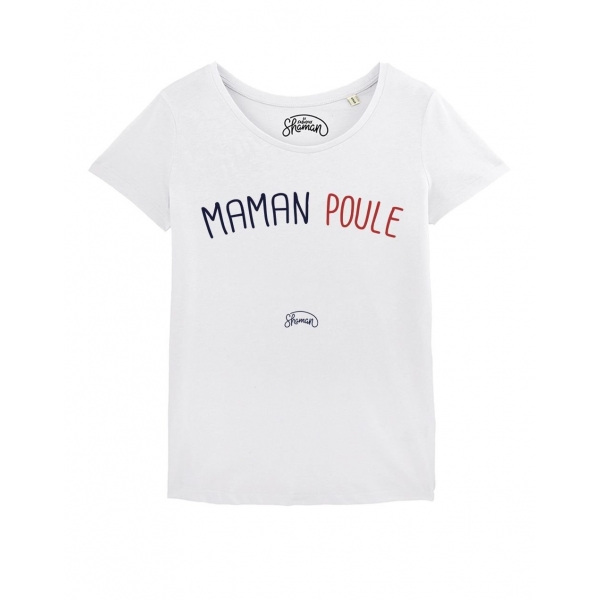 T-shirt Maman Poule - Taille L - Blanc