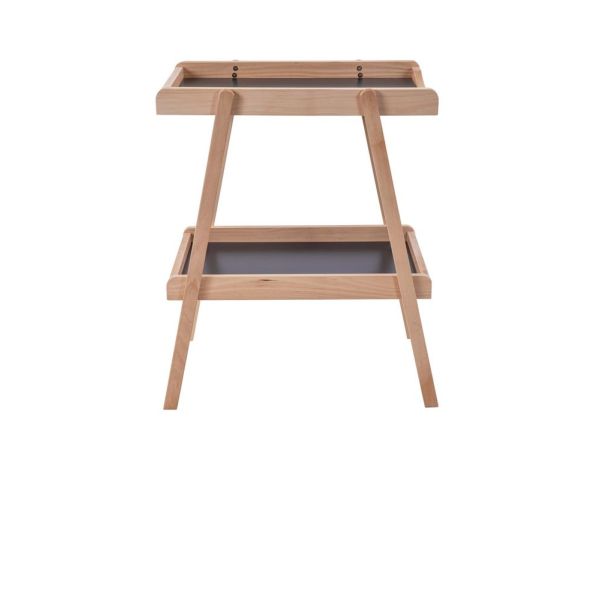 Table à langer avec 2 plateaux Léna Hybride anthracite