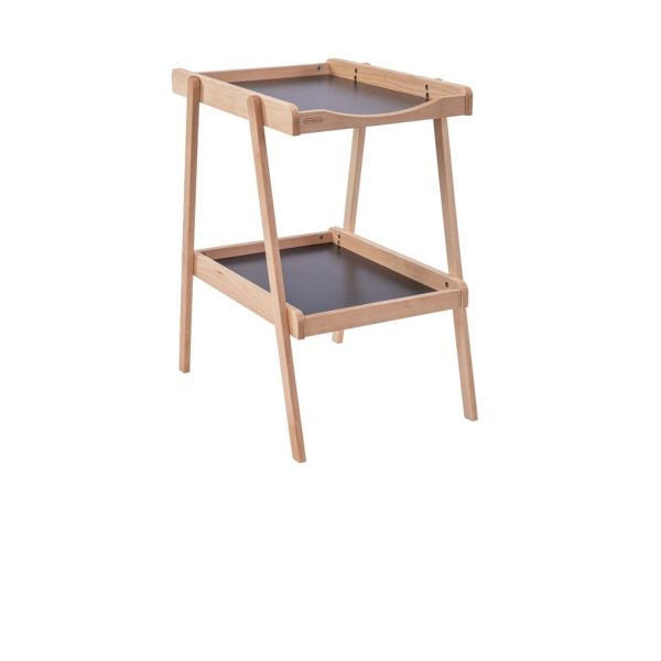 Table à langer avec 2 plateaux Léna Hybride anthracite