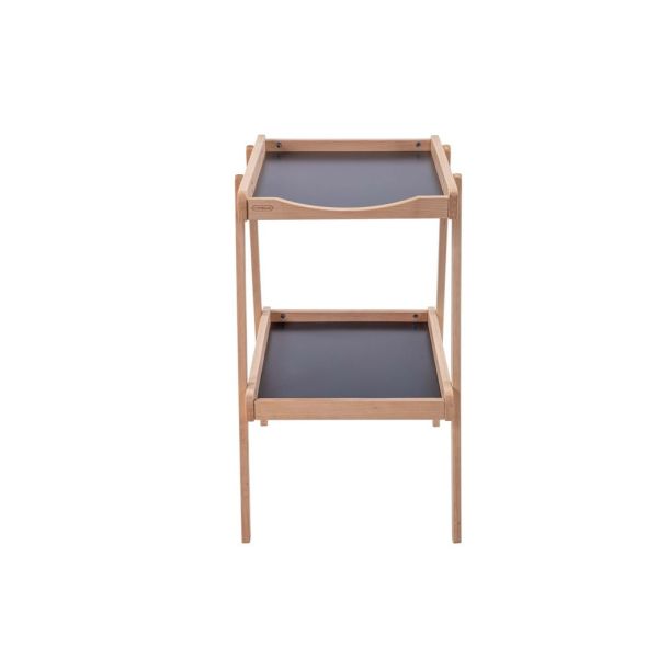 Table à langer avec 2 plateaux Léna Hybride anthracite