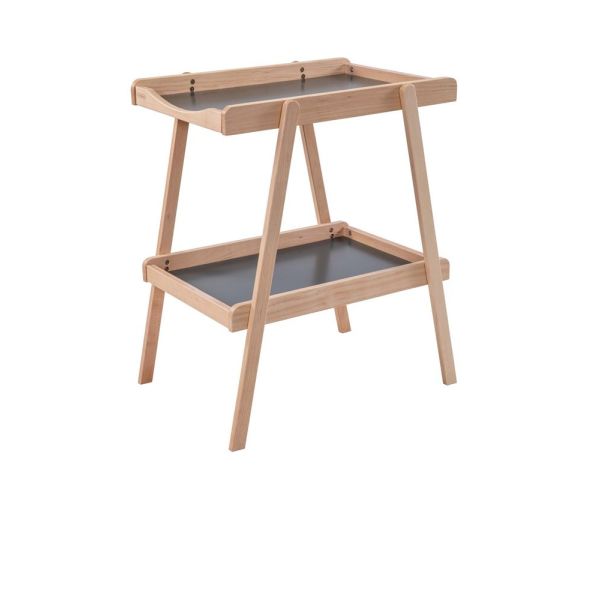 Table à langer avec 2 plateaux Léna Hybride kaki