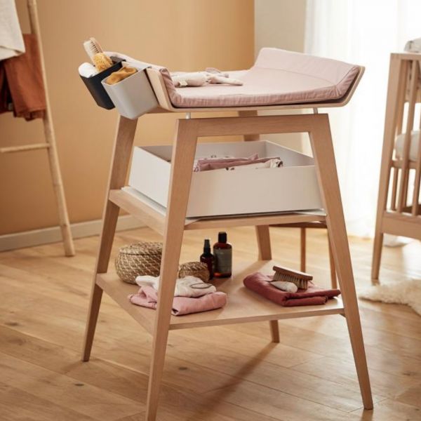 Table à langer avec matelas Linea Hêtre