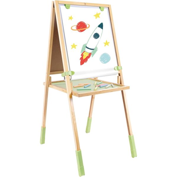 Tableau enfant 2 en 1 en bambou