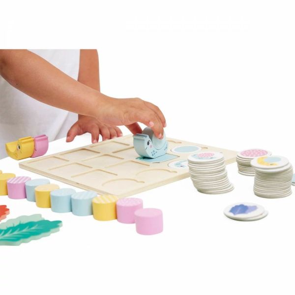 Jeu éducatif Assembler des escargots