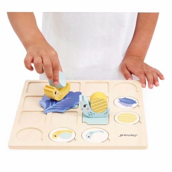 Jeu éducatif Assembler des escargots