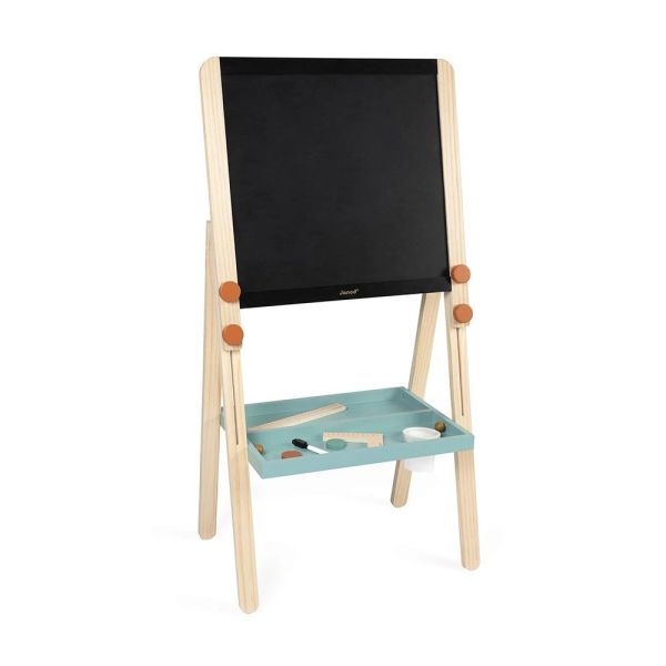 Tableau de la maîtresse en bois double face pour enfant
