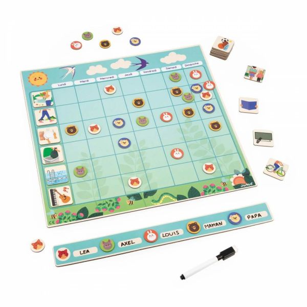 Tableau organisation emploi du temps pour enfant