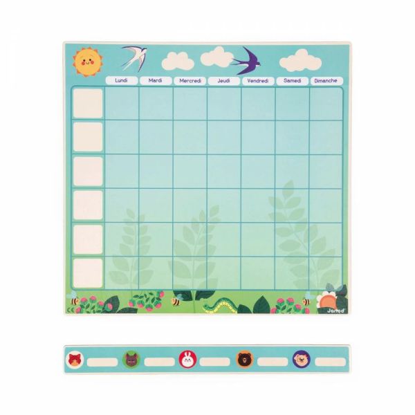 Tableau organisation emploi du temps pour enfant