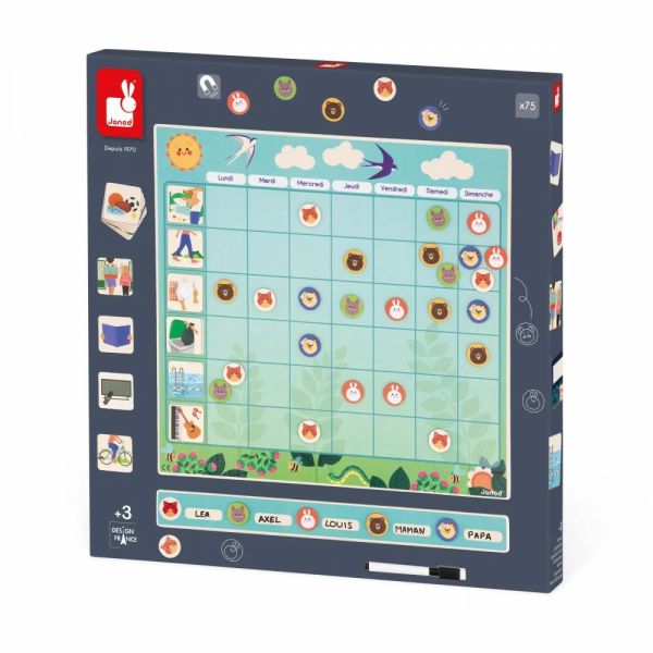 Tableau organisation emploi du temps pour enfant