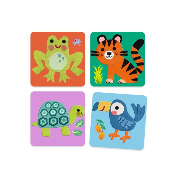 Tableaux de feutrine Animaux tout doux
