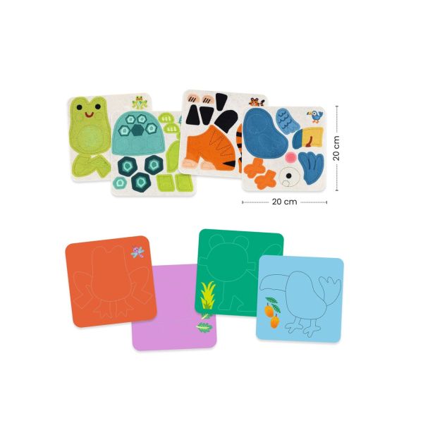 Tableaux de feutrine Animaux tout doux