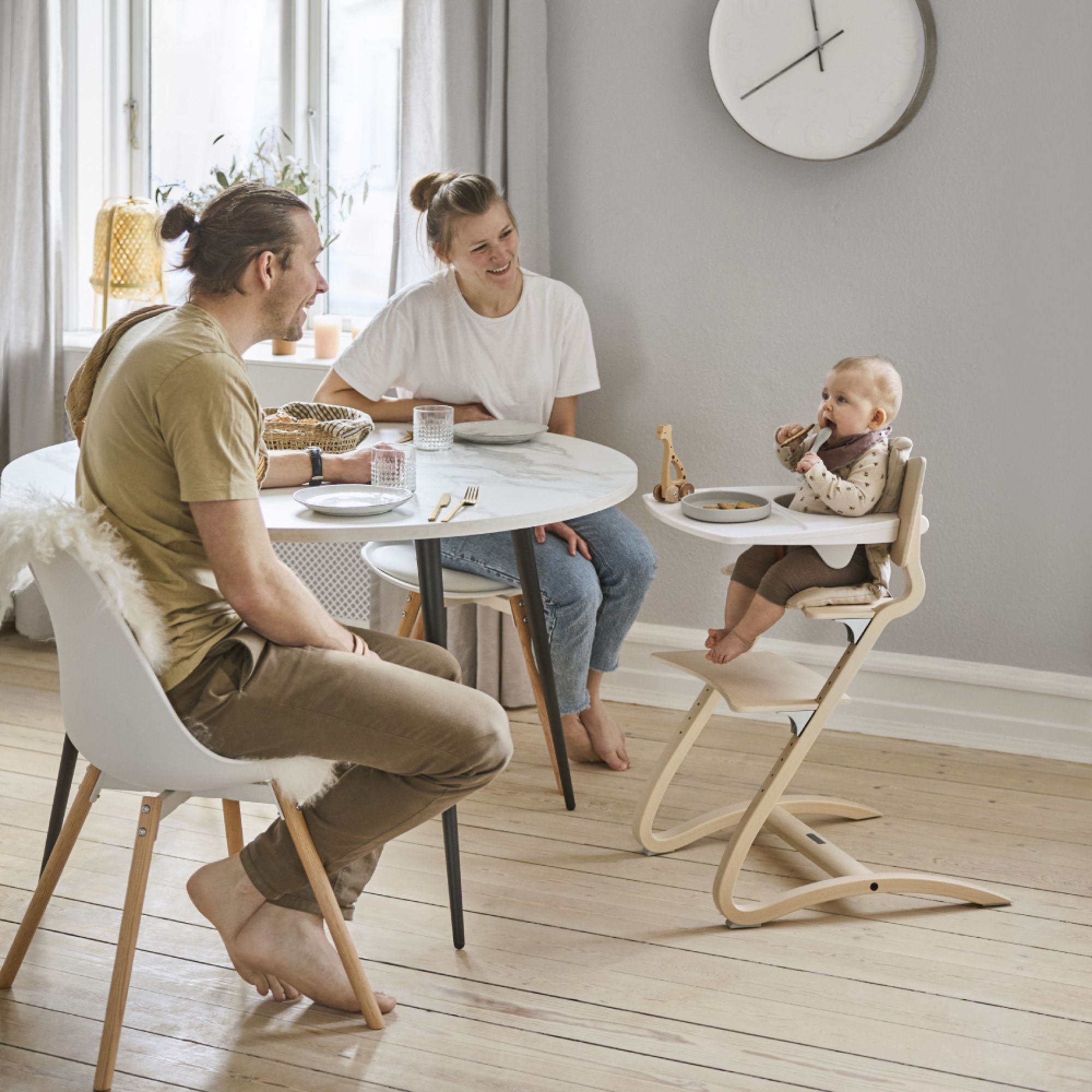 LEANDER chaise haute évolutive et design, mobilier enfant design