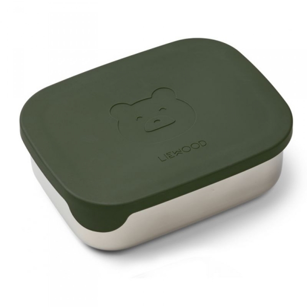 Lunch box enfant Mr Bear Hunter Green