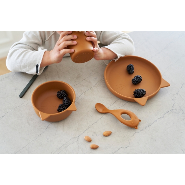 Coffret repas bébé Cyrus Dino Blue Multi Mix
