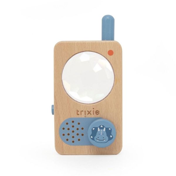 Talkie-walkie en bois Mr. Triceratops