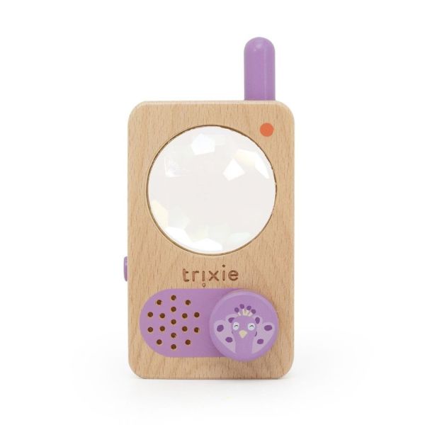 Talkie-walkie en bois Mrs. Peacock
