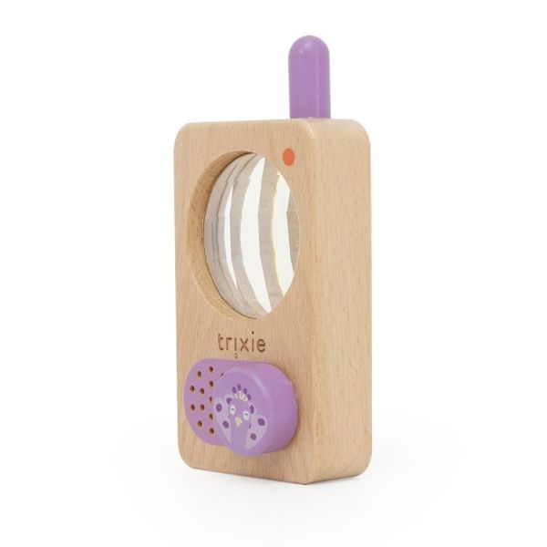 Talkie-walkie en bois Mrs. Peacock