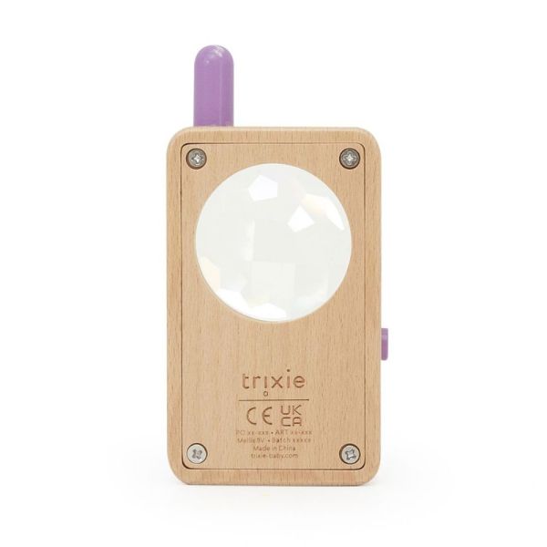 Talkie-walkie en bois Mrs. Peacock