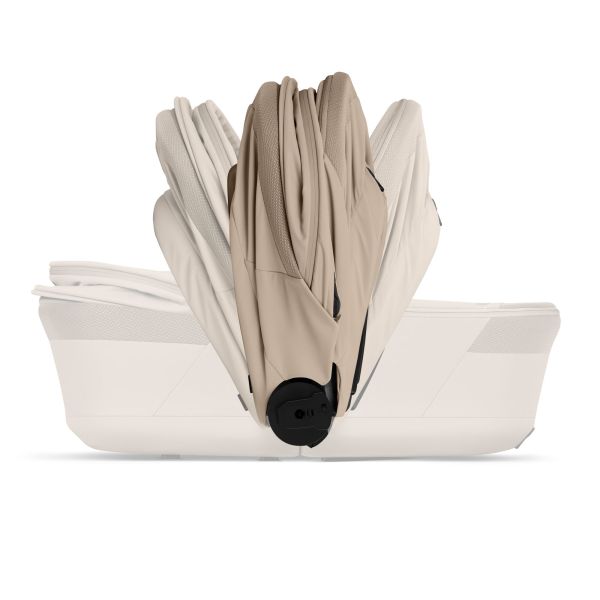 Poussette duo tout terrain Talos S Lux 4 avec nacelle pliable Almond Beige