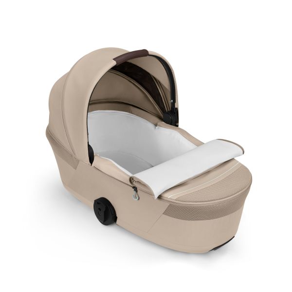 Poussette duo tout terrain Talos S Lux 4 avec nacelle pliable Almond Beige