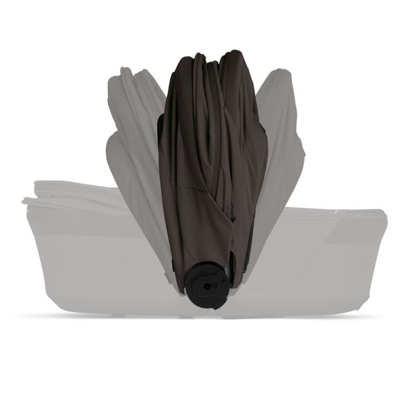 Poussette duo tout terrain Talos S Lux 4 avec nacelle pliable Chocolate Brown