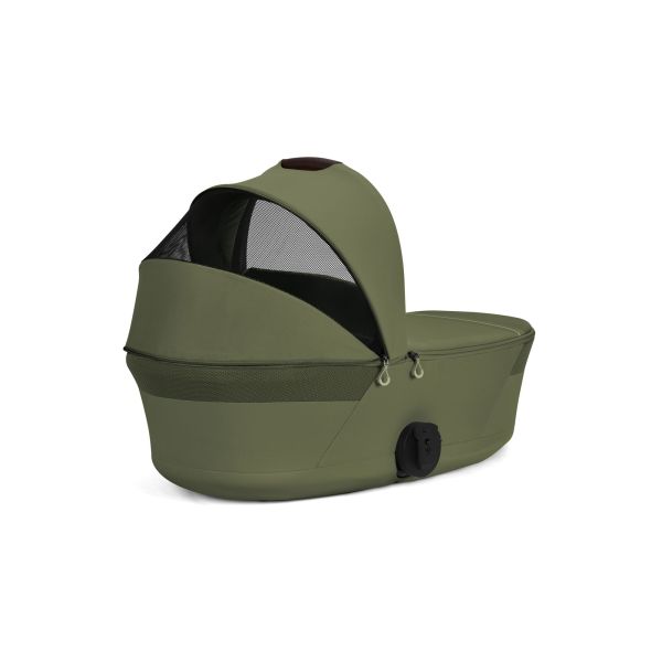 Poussette duo tout terrain Talos S Lux 4 avec nacelle pliable Moss Green