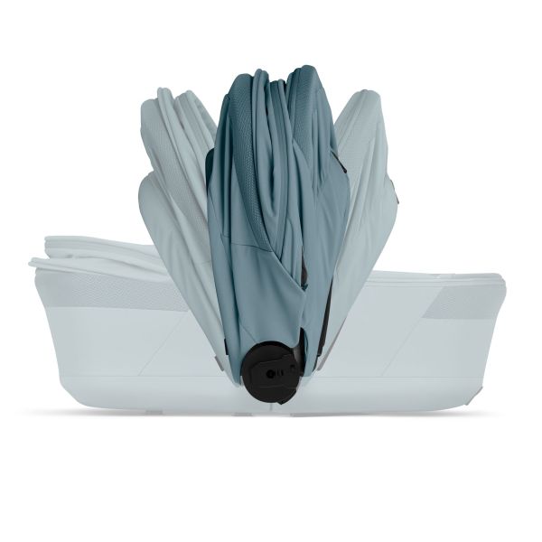 Poussette duo tout terrain Talos S Lux 4 avec nacelle pliable Stormy Blue