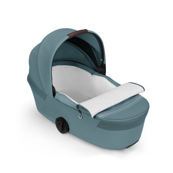 Poussette duo tout terrain Talos S Lux 4 avec nacelle pliable Stormy Blue
