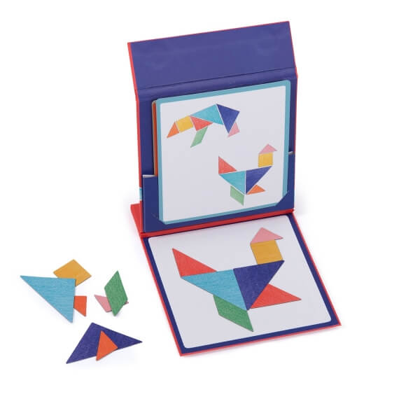 Tangram magnétique Aujourd'hui c'est mercredi