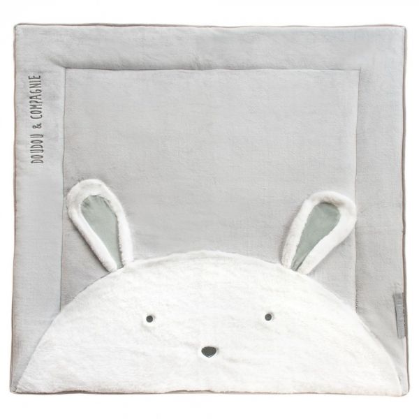 Tapis de parc 100x100 cm Tapidou Lapin