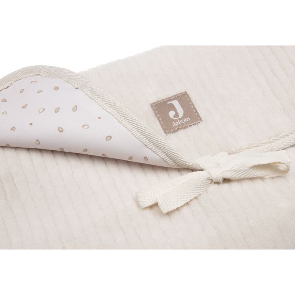 Tapis à langer nomade Cloudy Rib Oatmeal