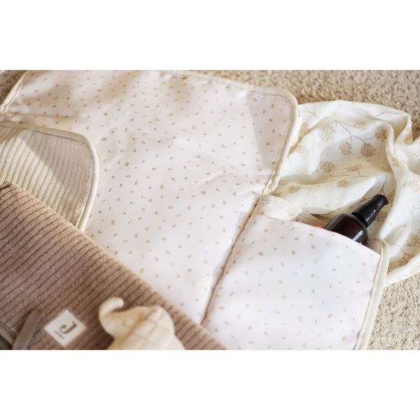 Tapis à langer nomade Cloudy Rib Oatmeal