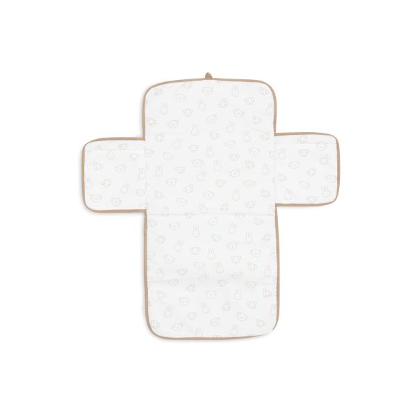 Tapis à langer nomade Miffy Jacquard Teddy Biscuit