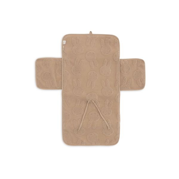 Tapis à langer nomade Miffy Jacquard Teddy Biscuit