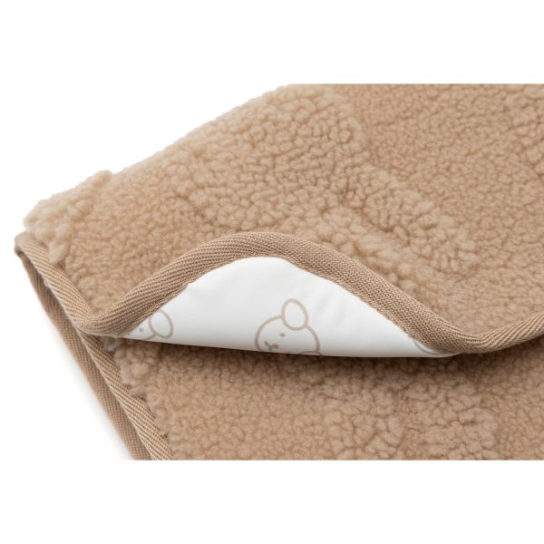 Tapis à langer nomade Miffy Jacquard Teddy Biscuit