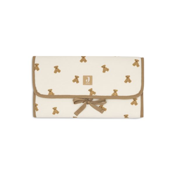 Tapis à langer nomade Little Waffle Mini Teddy Bear