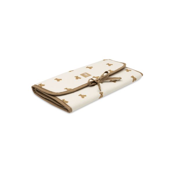 Tapis à langer nomade Little Waffle Mini Teddy Bear
