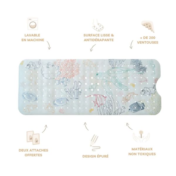 Tapis de bain antidérapant Bubulle