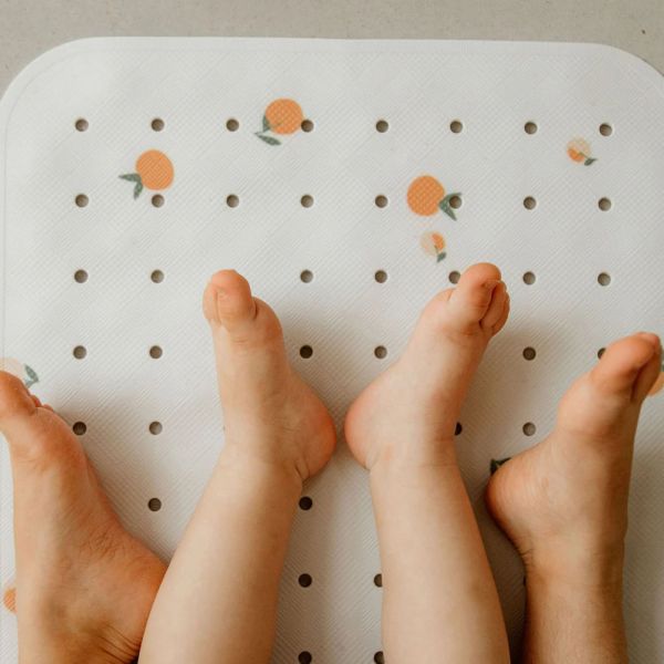 Tapis de bain antidérapant Pêche
