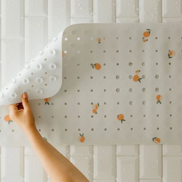 Tapis de bain antidérapant Pêche