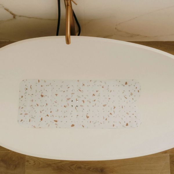 Tapis de bain antidérapant Terrazzo
