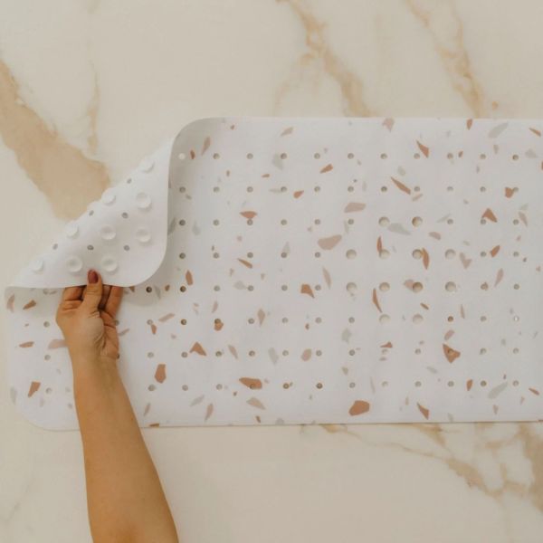 Tapis de bain antidérapant Terrazzo