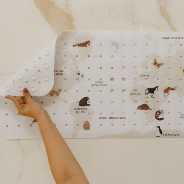 Tapis de bain antidérapant Carte